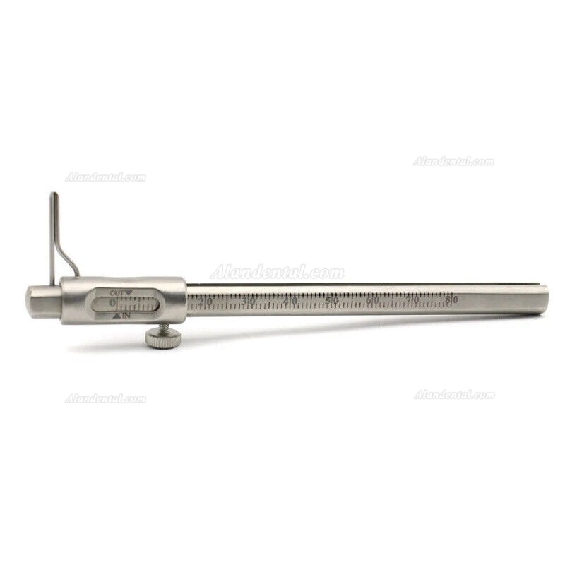 Dental Implant Measuring Gauge Scale 0-80mm Orthodontic Sliding Caliper